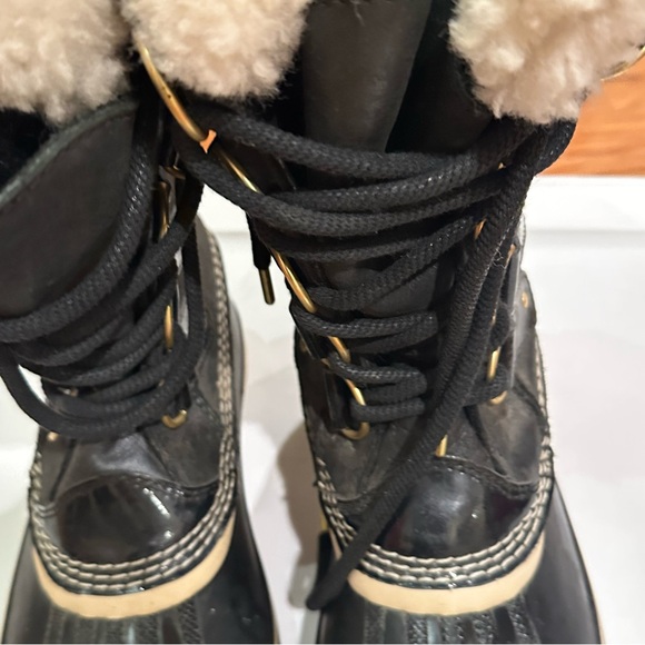 Sorel Joan Of Arctic Tall Boots Black Waterproof NL2392-010 Women's Size 8 US - Picture 9 of 16